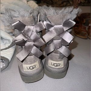 UGG boots - little girls style is BAILEY with the bows on back